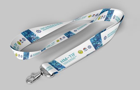 Design Lanyard HMTIF UMRI Ibis Paint, Design Aesthetic, Instagram Feed, Lanyard, Mockup, Portfolio, Quick Saves, Design, Mock Up