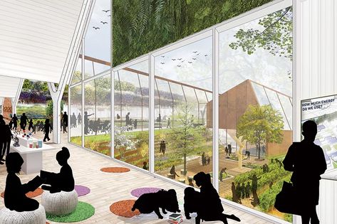 campus for the academy for global citizenship by studio gang Urban Farming Architecture, Sustainable Schools, Greenhouse Farming, Global Citizenship, Farm School, Plans Architecture, Urban Agriculture, Kampot, Farm Design