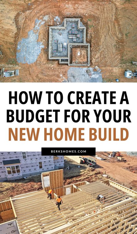 Building a house? It's important to know how much it costs to build your own home or buy a new construction home. Learn how to create a budget for your new home build, the financial steps to building a house, and everything you need to know about new construction home building budgets. In this article, we're sharing how to create your house building budget so you know how much to save for your new home, including effective budgeting strategies, construction expenses, and more! Steps To Building A House, Building A House Cost, Budgeting Strategies, Construction Bids, Build Your Own Home, New Home Build, Home Building Tips, Floor Plan Layout, Construction Home