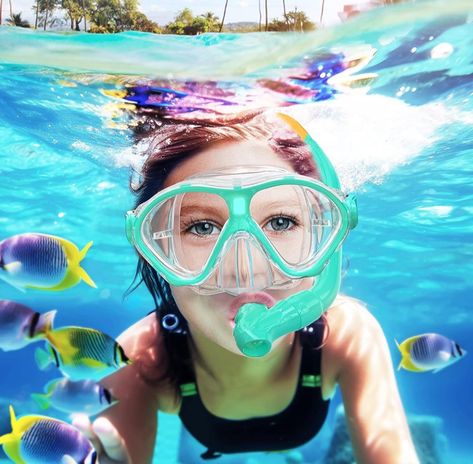 Gintenco Kids Snorkel Set, Diving Mask for Children as Unisex Kids Swimming Goggles, Anti-Fog Diving Mask and Dry Top Snorkel Combo Set for Junior and Youth Swimming Goggles Kids, Dive Mask, Snorkel Set, Safety Goggles, Kids Classroom, Youth Sports, Swimming Goggles, Kids Swimming, Water Sports