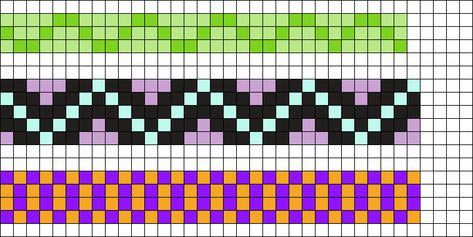 Kandi Flat Panel Pattern, Kandi Ladder Stitch, Ladder Stitch Kandi, Kandi Kids, Kandi Crafts, Kandi Cuff Patterns, Wired Jewelry, Diy Kandi, Bead Inspiration