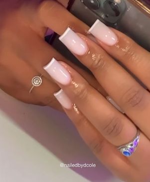 Nails White Outline, Nails With White Outline, Nut White Nails, Nails With White, Peacock Tattoo, Milky Nails, Acrylic Toe Nails, Long Acrylic Nail Designs, Work Nails