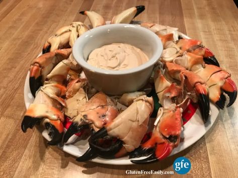 Special Sauce for Dipping Stone Crab Claws (and Other Seafood) Stone Crab Claws Recipe, Stone Crab Sauce, Crab Dipping Sauce, Crab Claw Recipes, Stone Crab Claws, Stone Crab, Grilled Octopus, Fried Calamari, Crab Claws