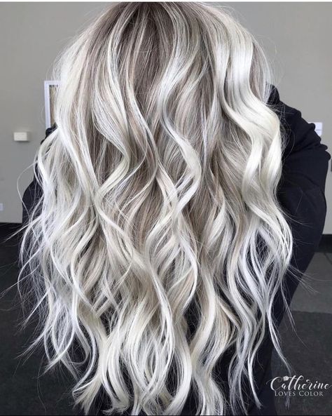 Ice Blonde Hair, Silver Blonde Hair, Icy Blonde Hair, Ash Blonde Balayage, Ice Blonde, Ash Blonde Hair, Icy Blonde, Blonde Hair Shades, Blonde Hair Looks