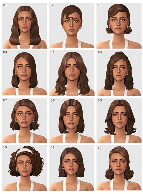 Ts4 Cc Mm Hair Updo, Milkymoon Sims, Sims 4 Short Hair, Mods Ts4, Cc Eyes, Sim4 Cc, Ts4 Hair, Sims 4 Cheats, Sims Inspiration