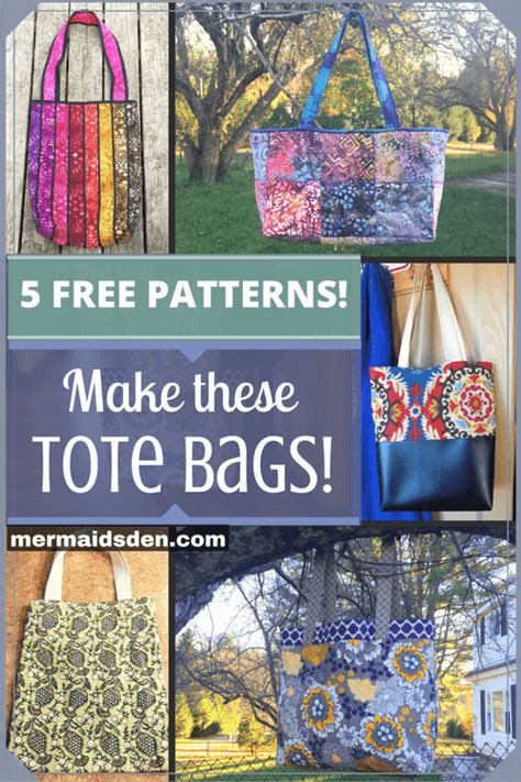 Tote Bag Patterns, Tote Bag Pattern Free, Sacs Tote Bags, Bag Pattern Free, Free Tote, Tote Bags Sewing, Vintage Sewing Machines, Diy Tote Bag, Bags Tutorial