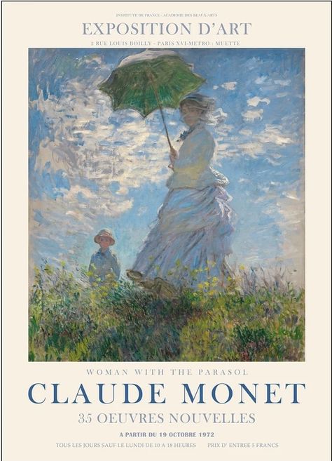 Monet Poster, Claude Monet Art, Monet Art, Art Exhibition Posters, Monet Paintings, National Gallery Of Art, Vintage Poster Art, Art Collage Wall, Exhibition Poster