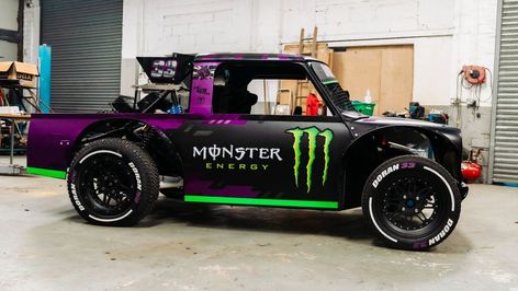 Mini Pickup, Race Truck, Custom Vehicles, Photography Board, Mini Truck, Trophy Truck, Custom Pickup Trucks, Austin Mini, Hill Climb