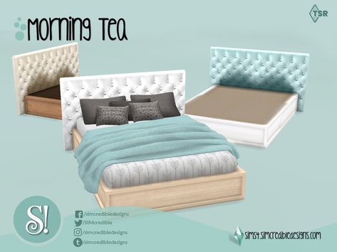 The Sims Resource - Morning Tea Bed Frame Sims 4 Cc Furniture Bedframe, Sims 4 Bed Sets Cc, Sims 4 Bed Mattress, Sims 4 Cc Bed Functional, Sims4 Furniture Cc Bed, Sims 4 Cc Furniture Bed Covers, Sims 4 Cushions, Sims 4 Cc Bed Frame Mattress, Sims 4 Cc King Bed