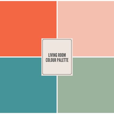 Colour Palette: Burnt orange, Peach, Teal, Sage green Mint And Orange Bedroom, Peach And Green Living Room, Sage And Orange Bedroom, Sage Green And Orange Bedroom, Peach And Teal Bedroom, Wine Bedroom, Peach Living Rooms, Peach Bedroom, Peach Color Palettes