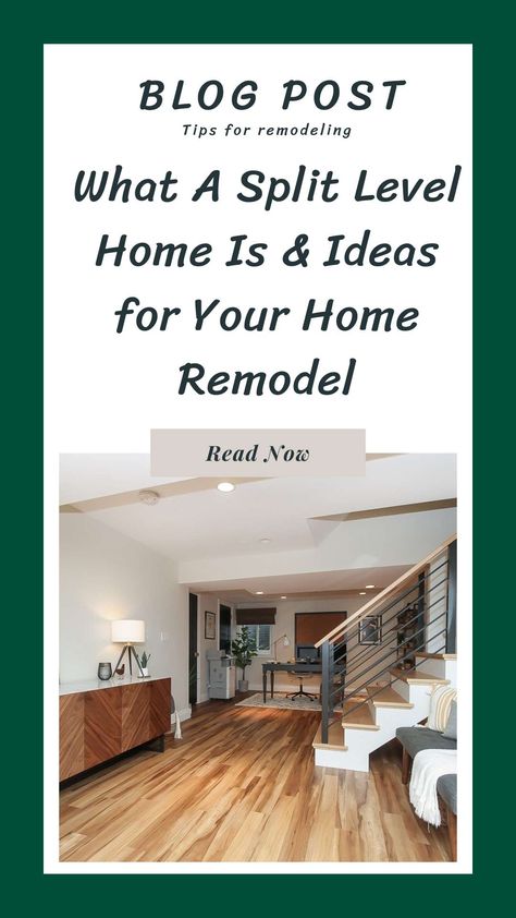 split level remodel Split Level Garage Conversion, Trilevel Interior Design, Tri Level Remodel, Split Level Remodel, Split Level Home, Garage Remodel, Split Level House, Garage Conversion, Home Remodel