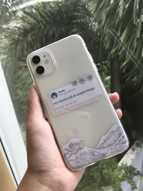 Cute Quotes For Phone Cases, Phone Back Cover Quotes, Customised Phone Case Aesthetic, Aesthetic Mobile Case, Phone Cover Quotes, Iphone 11 Aesthetic Case, Aesthetic Phone Case Quotes, Phone Cover Ideas Aesthetic, Back Case Design