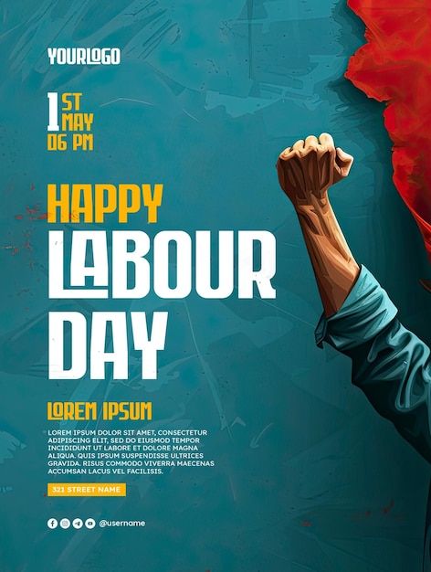 Labour Day Poster, Happy Labour Day, Dark Background Wallpaper, Social Post, Logo Psd, Technology Icon, Happy Labor Day, Card Banner, Indian Festivals