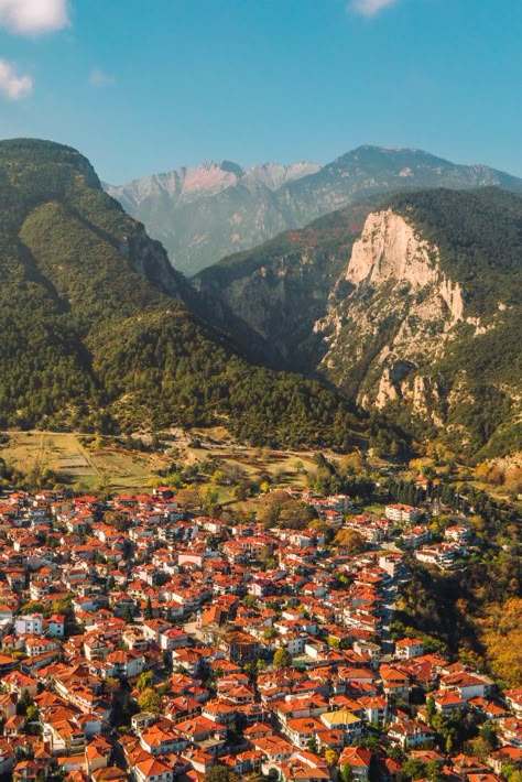 Litochoro | Macedonia  #DiscoverGreece #greece #mountains #nature #villages #travel #trip #holidays #explore Litochoro Greece, North Macedonia, Macedonia Culture, North Macedonia Skopje, Tetovo Macedonia, Struga Macedonia, Greece Mountains, Macedonia Greece, Mavrovo Macedonia