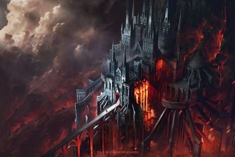 Artstation Dragon, Fantasy Demon, Fantasy World Map, Dark Castle, Dnd Maps, Fantasy Stuff, Gothic Fantasy Art, Roman Architecture, Young Avengers