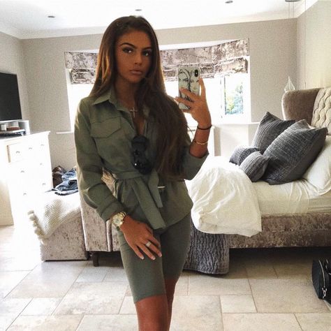 👑 Rendall Tyga Coleby 💋 on Instagram: “Love this summer look from @prettylittlething ❤👀” Rendall Coleby, Summer Look, Summer Looks, This Summer, Military Jacket, Outfit Of The Day, Love This, Shirt Dress, Mirror Selfie