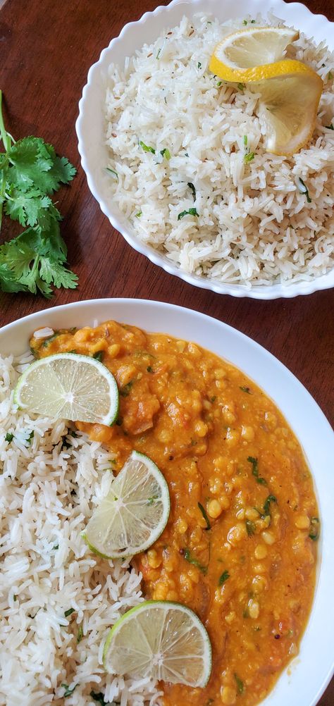 Cumin and Cilantro Rice – CookwithTaran Cilantro Rice, Lime Rice, Herbs And Spices, Daily Diet, Fresh Cilantro, Fun Food, Main Course, Simple Ingredient, Cilantro