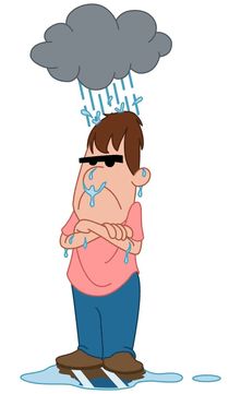 Rain Clipart, Angry Cartoon, Dark Clouds, Framed Wallpaper, Vector Cartoon, Man Standing, Storm Clouds, Special Effects, Autumn Fall