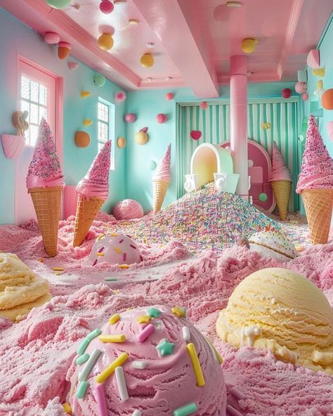 Candy Room, Cream Room, Dream Bedroom Inspiration, Rose House, Fantasy Furniture, Pinterest Room Decor, Rainbow Aesthetic, Space Pictures, Cute Candy