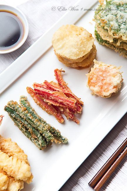 Tempura Recipes, Fried Tempura, Tempura Vegetables, Sushi Ideas, Tempura Recipe, Japanese Dinner, Healthier Eating, Food Favorites, Japanese Cooking