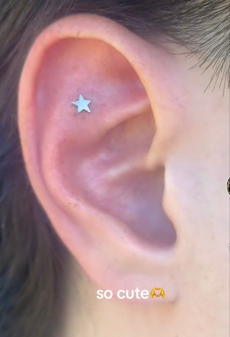 Star Piercing, Piercing Flat, Flat Piercing, Cute Flats, Tattoos, Stars, Clothes