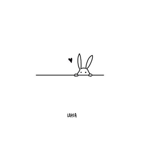 Mini Bunny Tattoo, Simple Bunny Tattoo Outline, Bunny Line Tattoo, Easter Tattoo Ideas, Two Bunnies Tattoo, Simple Rabbit Tattoo, Fine Line Bunny Tattoo, Bunny Ears Tattoo, Simple Bunny Tattoo