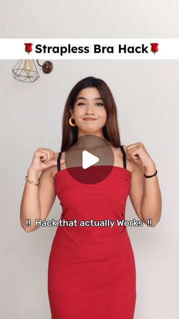 SHIVANI | Fashion•Beauty•Lifestyle Creator on Instagram: "I Wish I knew it sooner !! 😌🫣😍
You know Whom to Share 🤝🥰
You can comment down for Product links 🔗 

Fashion hack, Strapless Bra hack," Backless Strapless Bra Hacks Diy Ideas, Backless Strapless Bra Hack, Bra To Strapless Hack, Bra Hacks Strapless, Strapless Bra Hack, Normal Bra To Strapless Hack, Bra Tricks, Strapless Bra Hacks, Lifestyle Creator