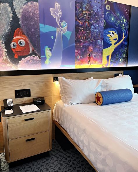 Pixar Place Hotel, Disneyland Hotels, Disney Hotels Room, Disney Hotel, Disneyland Vacation, Disneyland Hotel, Disney Hotels, Toy Story 3, Pixar Movies