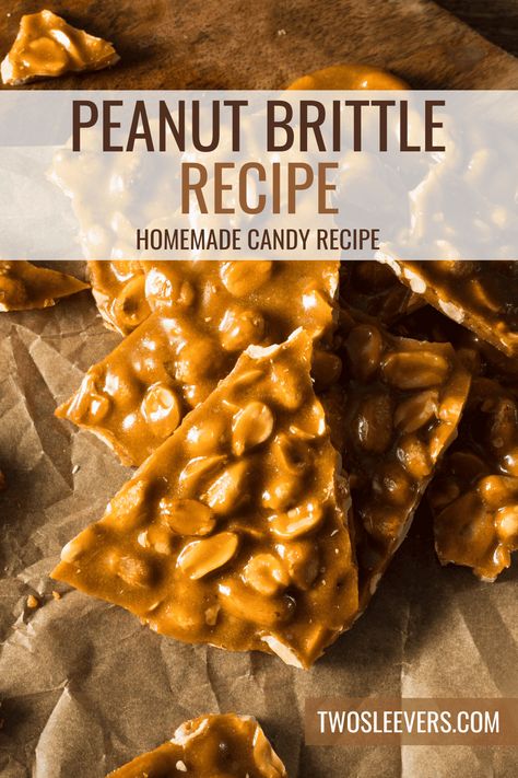 Peanut Brittle Recipe | Easy Homemade Peanut Brittle Easy Peanut Brittle, Homemade Peanut Brittle, Almond Brittle, Peanut Brittle Recipe, Brittle Recipes, Nostalgic Candy, Peanut Brittle, Candy Recipes Homemade, Roasted Peanuts