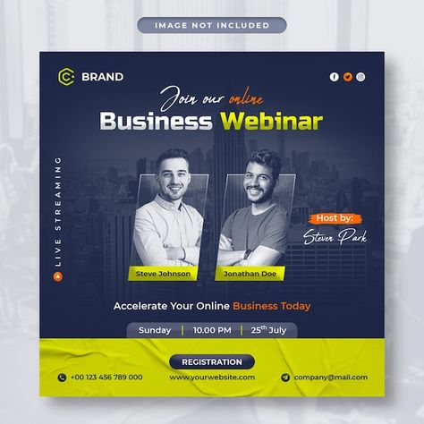 Webinar Instagram Post, Webinar Creative Ads, Webinar Invitation Design, Business Design Ideas, Webinar Flyer Design, Interview Poster, Webinar Poster Design, Business Poster Design, Webinar Social Media Post