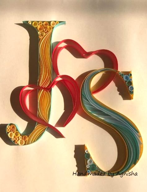 J Letter Images, J Letter, Quilling Letters, S Letter Images, Eagle Wallpaper, Love Couple Wallpaper, Desain Quilling, Quilled Paper Art, Letter Images