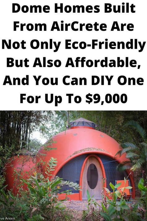 Aircrete Homes, Monolithic Dome Homes, Garden Escape, Dome Homes, Earth Bag Homes, Geodesic Dome Homes, Eco Buildings, Earthship Home, Homes Ideas