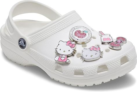 Crocs With Jibbitz, Toddler Crocs, Crocs Fashion, Kids Clogs, Hello Kitty Shoes, Crocs Jibbitz, Pretty Shoes Sneakers, Hello Kitty Accessories, Hello Kitty Plush