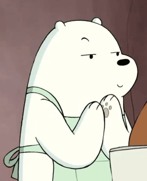 🌸ριитєяєѕт: ᴩᴇᴀᴄʜ.y🌸 We Were Bears, We Bare Bears Gif, Beruang Grizzly, Ice Bear We Bare Bears, Bear Gif, Bear Bears, We Bare Bears Wallpapers, Ice Bear, Ice Bears