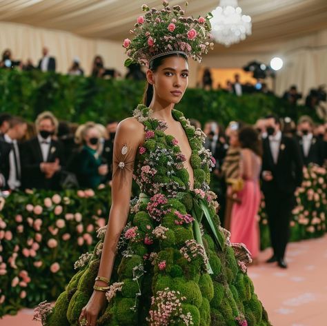 If the Met Gala participants had truly embraced the theme of ‘Garden of Time’, this is what they could have looked like!! Amidst cascading floral arches and verdant pathways, celebrities are adorned in attire that transcends mere fashion; it’s an ode to the passage of time itself. Picture breathtaking gowns adorned with delicate, shimmering clockwork motifs, where intricate gears replace traditional embroidery. Celebrities don headdresses resembling blooming timepieces, where each petal and g... Edc Festival, Floral Arches, Met Gala Dresses, Passage Of Time, Fashion Gal, Traditional Embroidery, The Passage, The Met Gala, Floral Arch