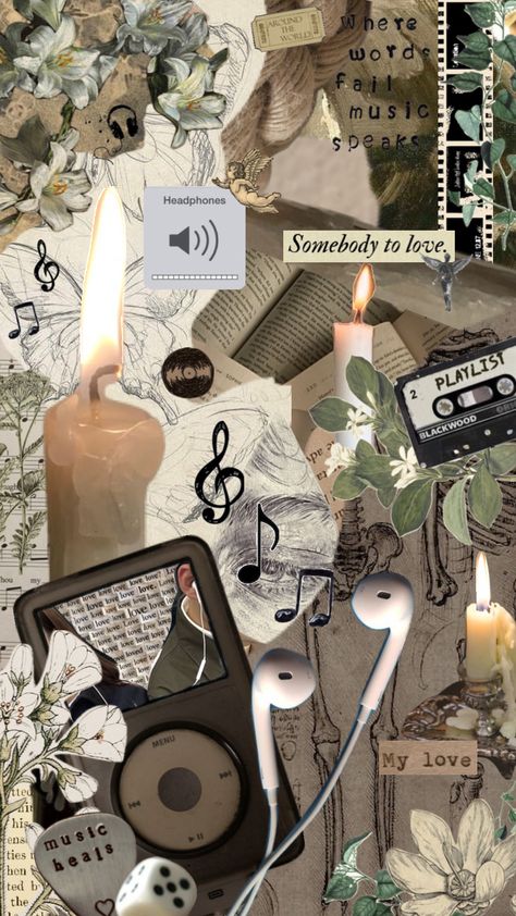 #aesthetic #vintage #flowers #music #musiclover #musicvibes Wallpaper For Music, Shuffles Aesthetic, Vintage Nails, Music Headphones, Somebody To Love, Music Aesthetic, Music Wallpaper, Screen Wallpaper, Aesthetic Vintage