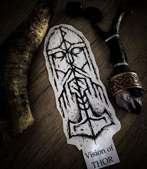 Thor Tattoo, Hammer Tattoo, Norse Mythology Tattoo, Scandinavian Tattoo, Arte Viking, Viking Tattoo Symbol, Viking Tattoo Sleeve, Vikings Tattoo, Occult Tattoo