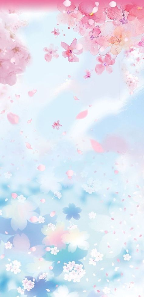 Anime Flowers Background, Cherry Blossom Wallpaper Aesthetic, Cherry Blossom Wallpaper Iphone, Wallpaper Iphone Pastel, Blossom Wallpaper, Cherry Blossom Wallpaper, Cherry Blossom Background, Anime Backgrounds Wallpapers, Beautiful Wallpapers Backgrounds