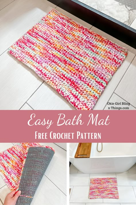 Easy crochet rug