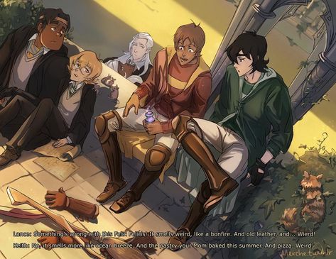 “➖❤️💙 Klance Hogwarts AU 😍😭👌🏻 。。。。。。。。。。。。。。。。。。 Credit to Allexche on Tumblr 🙇🏻‍♀️ ◎Permission was…” Lance X Galra Keith, Altean Lance X Galra Keith, Voltron Au, Altean Lance, Disney Hogwarts, Voltron Tumblr, Keith Lance, Keith X Lance, Voltron Comics