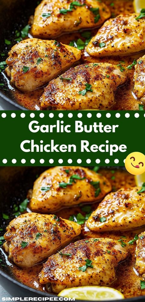 Searching for a family-friendly recipe? This Garlic Butter Chicken Recipe is not only delicious but also easy to make, ensuring that even the pickiest eaters will enjoy a satisfying dinner packed with flavor. Easy Garlic Butter Chicken, Garlic Chicken Recipes, Hearty Chicken, Butter Chicken Recipe, Chicken Breast Seasoning, Garlic Butter Chicken, Garlic Butter Sauce, Cook Chicken Breast, Best Chicken Recipes