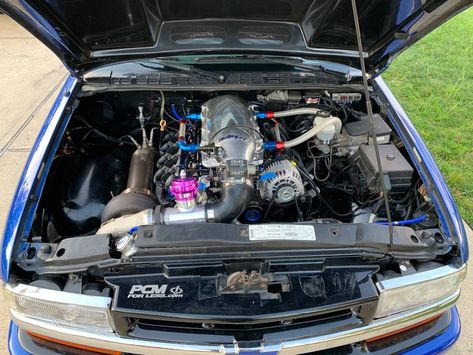 For Sale: 1999 Chevy S10 with a Turbo LSx V8 – Engine Swap Depot Chevy S10 Xtreme, Chevrolet Omega, Ls Swap, Chevy S10, Engine Swap, V8 Engine, Drag Racing, Dyson Vacuum, New Jersey