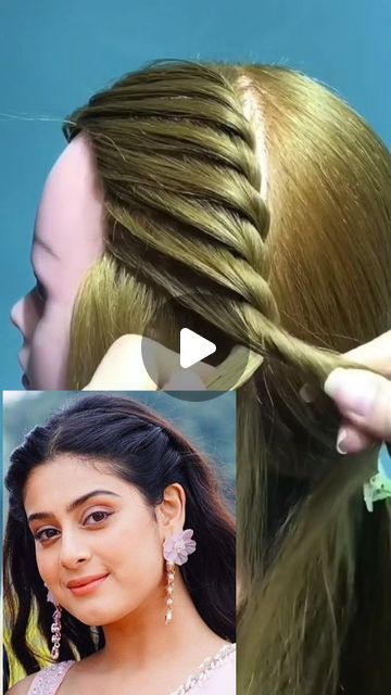 hair style Lover ❤️ | Isha ki same hairstyle 😘 and comment me your favourite actor ❤️
.
.
#restaurant #reelsinstagram #instagram #travelphotography #tra... | Instagram Str Simbu Hairstyle, Simple Hairstyle For Suit, Simple Hairdo For Saree, Shilpa Shetty Hairstyles, Sreeleela Hairstyle, Simple Suit Designs, Good Evening Messages, Hair Up Styles, Suit Designs