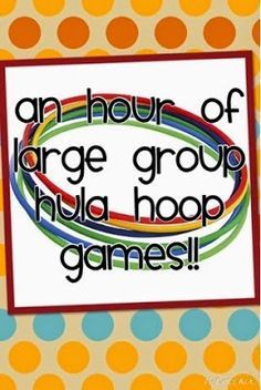 FOR AGES PRESCHOOL AND UP!!! Ok.  So the hubby is planning a retreat for our church and he ... Hula Hoop Pass Game, Spacial Awareness Games, Hula Hoop Rock Paper Scissors Game, Hula Hoop Pe Games, Hula Hoop Games, Recess Games, Gym Games For Kids, Hoop Games, Large Group Games