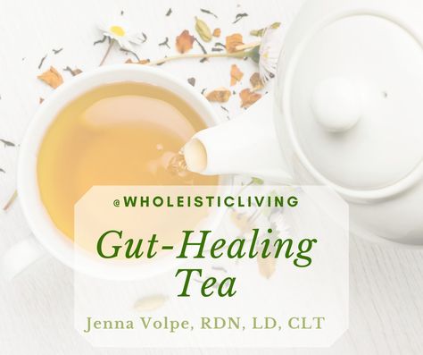 Gut-Healing Tea | Jenna Volpe, RDN, LD, CLT- Functional Dietitian and Clinical Herbalist Healing Tea Recipes, Gf Breakfast, Healing Tea, Tea Reading, Slippery Elm, Special Place In My Heart, Gut Healing, Leaky Gut, Tea Recipe