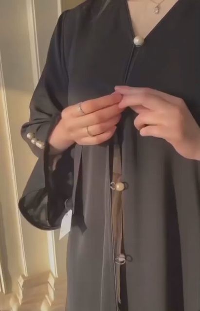 Fashion designer and more shared a post on Instagram: "". Follow their account to see 385 posts. Black Naqaab Design, Naqaab Design Abaya, Fashion Abaya Style, Naqaab Design, Abaya Designs Black, Arabic Abaya Designs, Abaya Designs Latest Black, Abaya Fashion Black, Elegant Abaya Designs