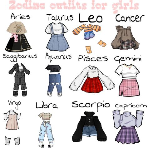 Zodiac Signs Outfits Drawing, Libra Aesthetic Outfit, Taurus Aesthetic Outfit, Libra Outfits, Zodiac Signs Outfits, Virgo Outfits, Zodiac Outfits, Zodiac Clothes, Zodiac Sign Fashion