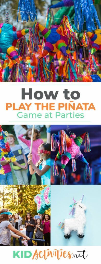 Our ultimate collection of how to play the piñata games at parties. Check out these 5 stunning piñata's. Fun for summer or birthday parties. We'll share some ideas for the perfect piñata party for kids.  #kidactivities #kidgames #activitiesforkids #funforkids #ideasforkids Summer Pinata Ideas, Games At Parties, Pinata Game, Piñata Party, Summer Party Games, Dream Ideas, Piñata Ideas, Fun Outdoor Games, Pinata Party