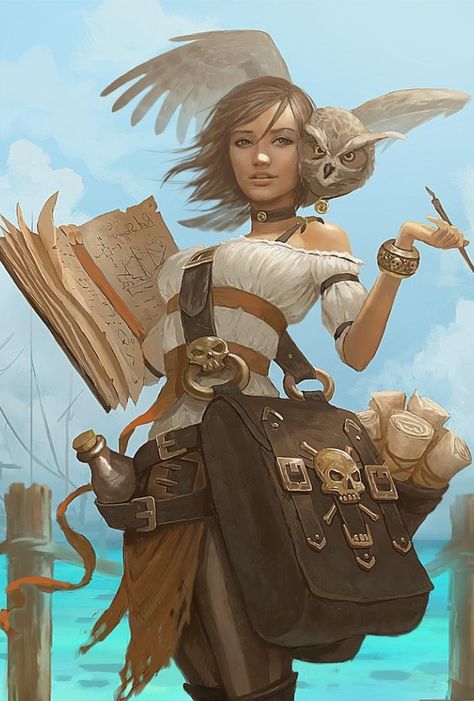 Pathfinder: Kingmaker - assorted portraits - Album on Imgur Pirate Art, Dungeons And Dragons Characters, Arte Fantasy, 판타지 아트, Fantasy Inspiration, Steampunk Fashion, Dnd Characters, Fantasy Artwork, Character Portraits