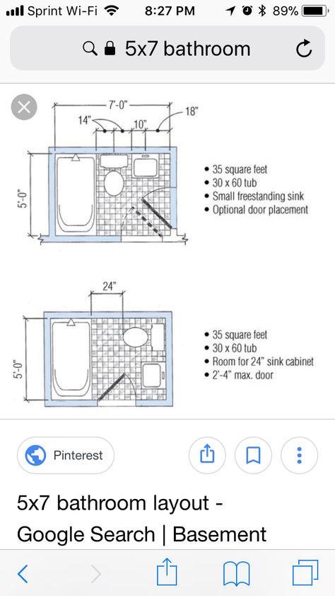 5x7 bathroom layouts 5x7 Bathroom Layout, Small Bathroom Floor Plans, Narrow Bathroom Designs, Small Bathroom Renos, Bathroom Layout Ideas, Ada Bathroom, Small Bathroom Layout, Bathroom Layouts, Bathroom Plans